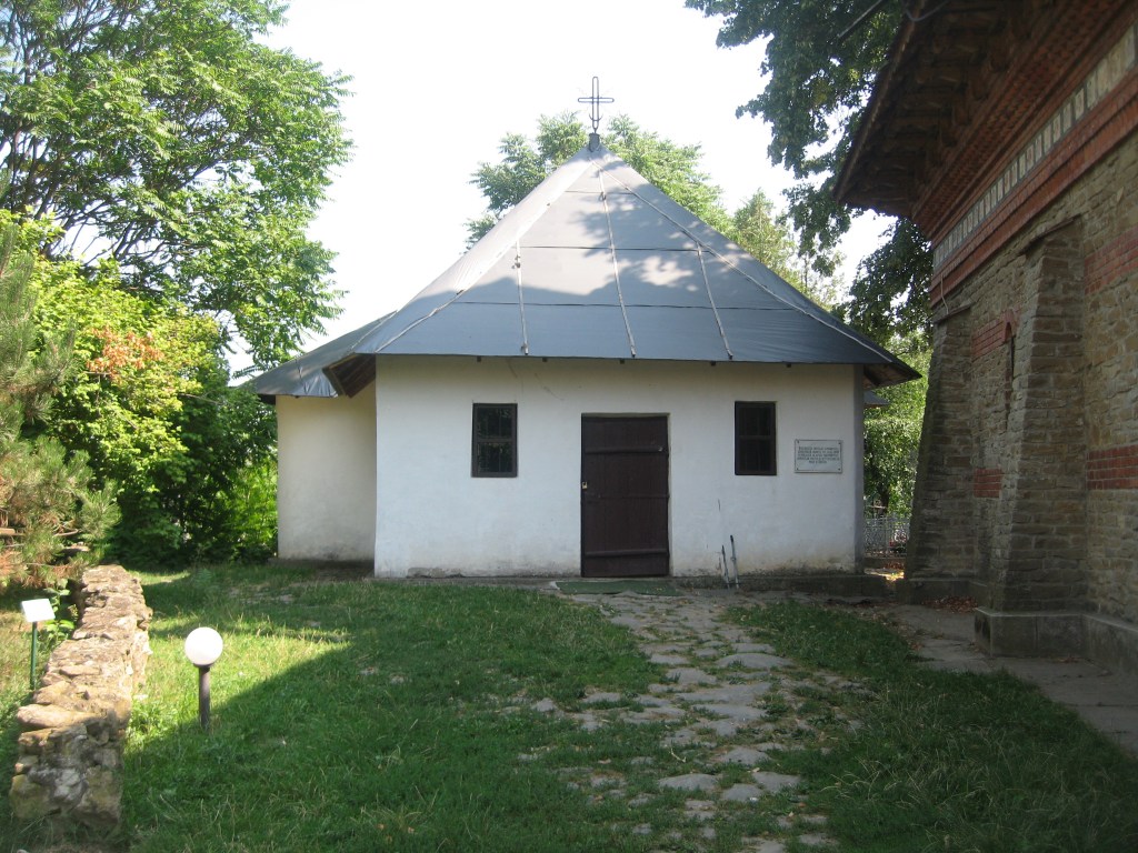 The church in Ipotești where Mihai Eminescu was baptised, built before 1803