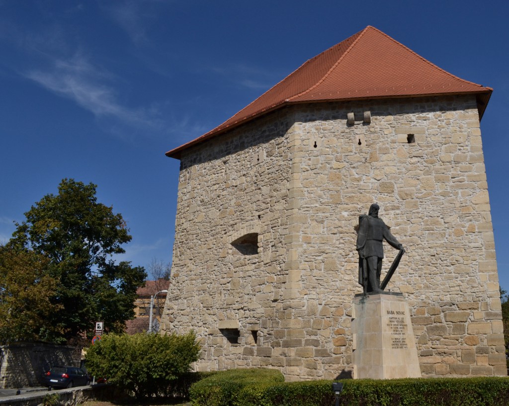 Tour des Tailleurs et statue de Baba Novac, Cluj-Napoca