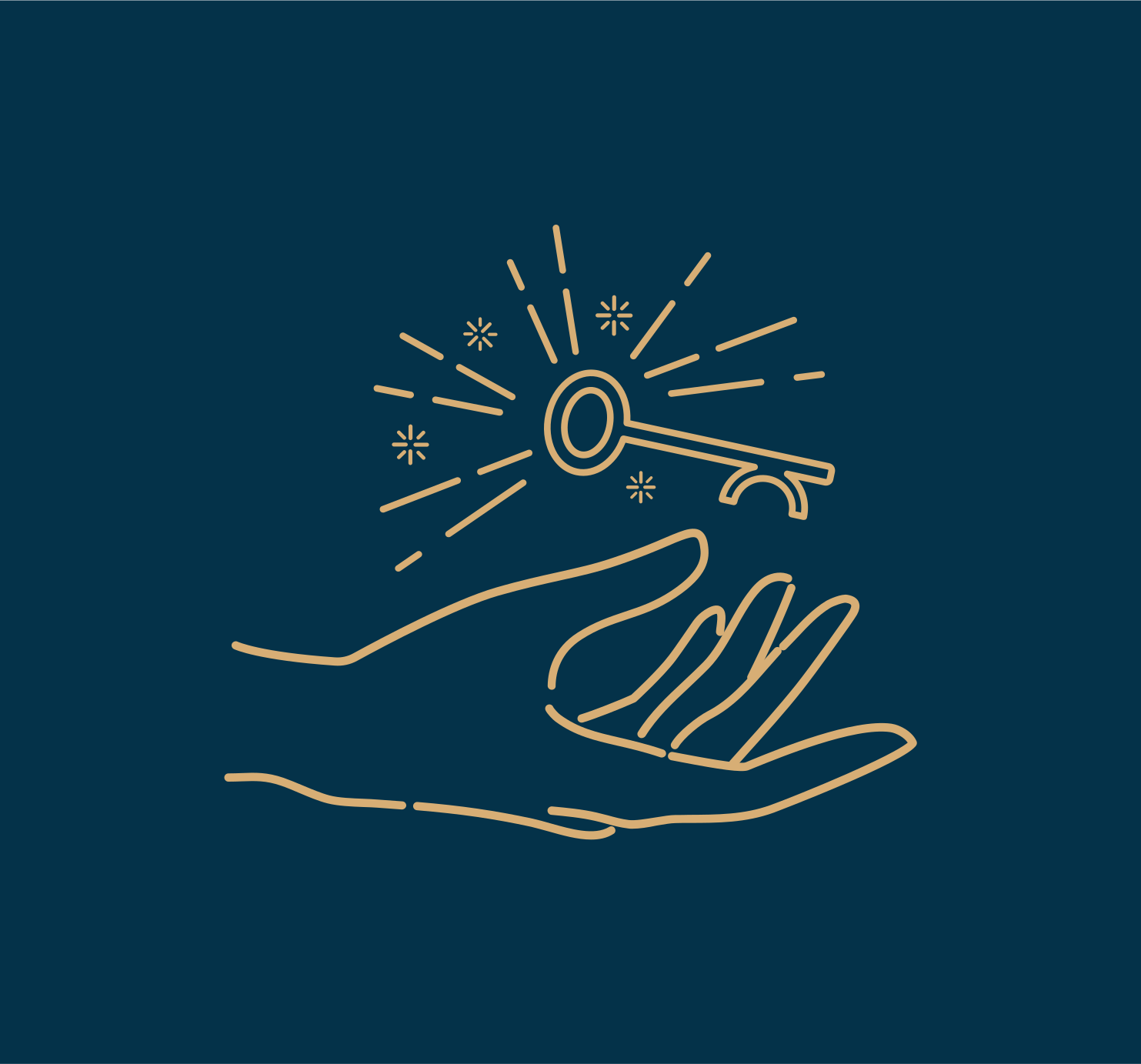 Secrets of Romania logo, hand offering a key, travel blog