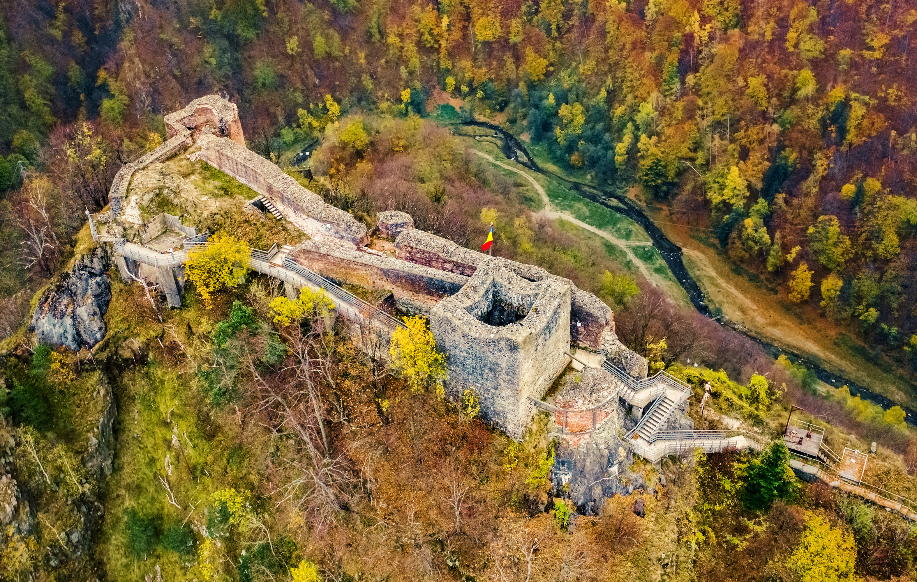 La Citadelle de Poenari : le vrai château de Dracula